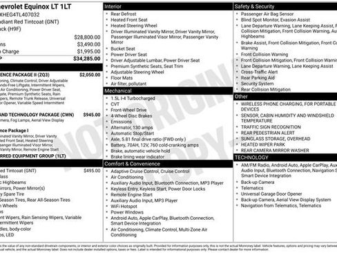 New 2026 Chevrolet Equinox LT w/ Convenience Package II image 5