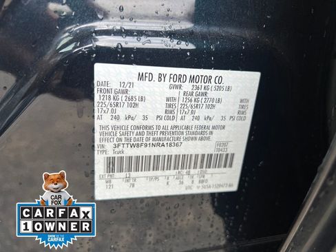 Used 2022 Ford Maverick XLT w/ Equipment Group 300A Standard image 39