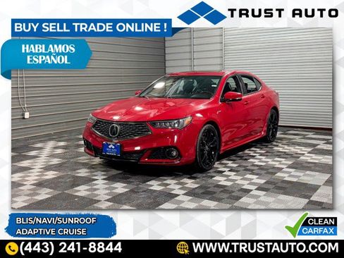 Used 2019 Acura TLX 4-Door Sedan w/A-Spec Pkg image 1