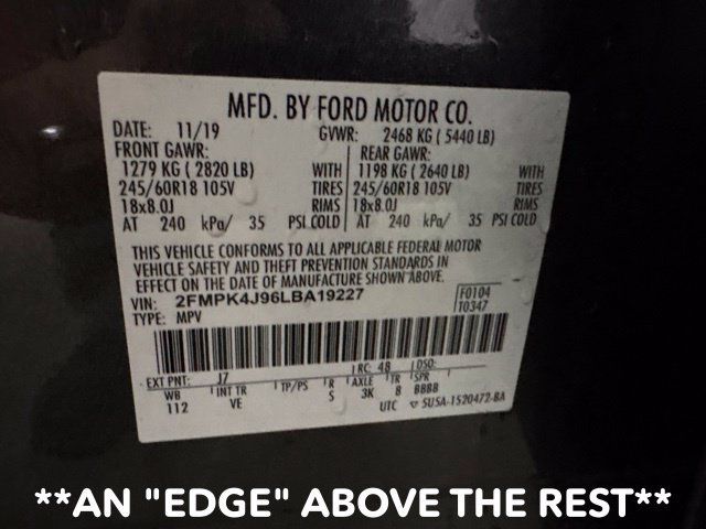 Used 2020 Ford Edge SEL w/ Convenience Package AWD/4WD image 57