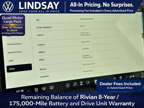 Used 2023 Rivian R1S Adventure AWD/4WD image 25