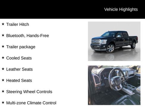 Used 2020 Ford F150 Platinum w/ Technology Package image 16