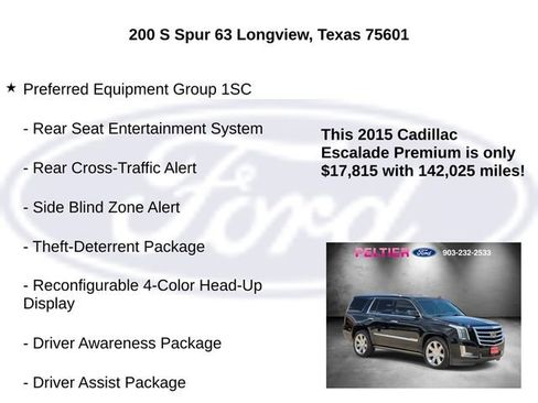 Used 2015 Cadillac Escalade Premium AWD/4WD image 10