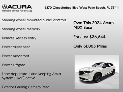 Certified 2024 Acura MDX A-Spec AWD/4WD image 20