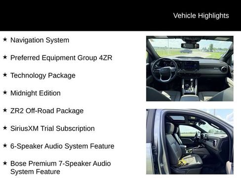 Certified 2025 Chevrolet Colorado ZR2 w/ Midnight Edition AWD/4WD image 12