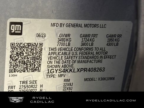 Certified 2023 Cadillac Escalade ESV Premium Luxury AWD/4WD image 23