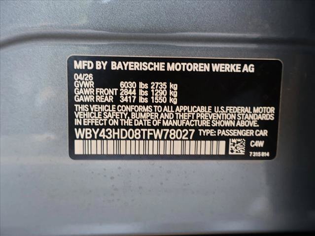 New 2026 BMW i4 xDrive40i w/ Premium Package AWD/4WD image 18