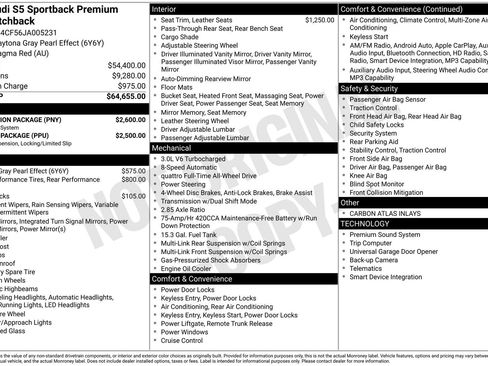 Used 2018 Audi S5 Premium Plus w/ Navigation Package image 4