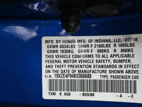 Used 2019 Honda Insight Touring image 6