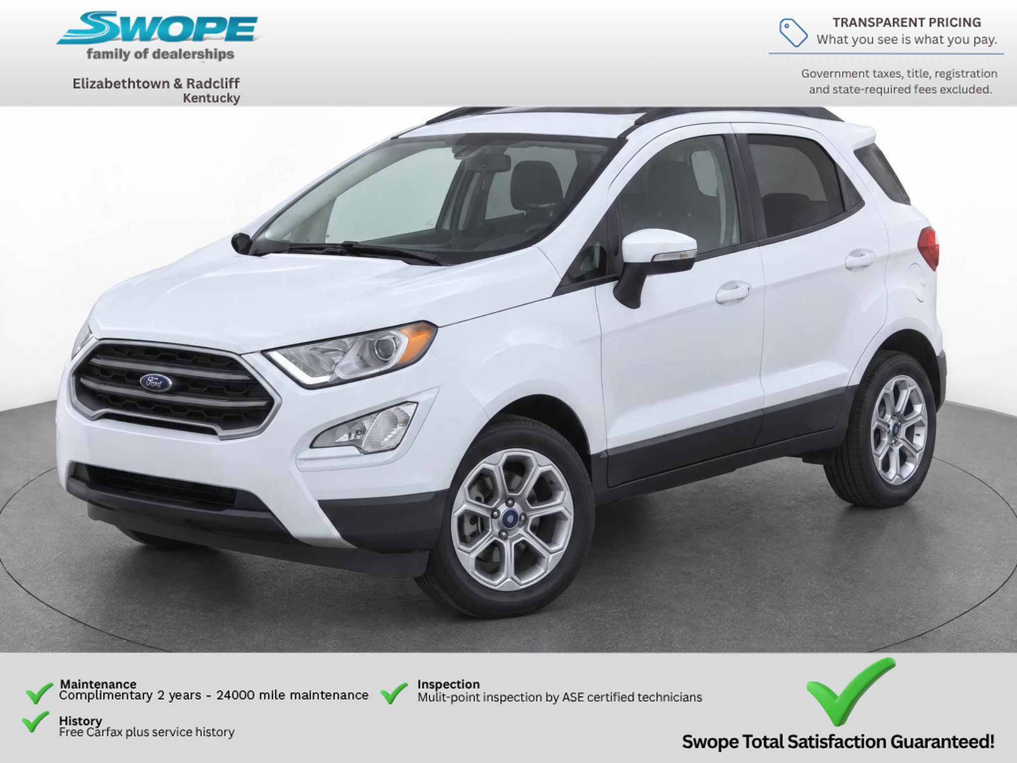 Used 2018 Ford EcoSport SE FWD image 1