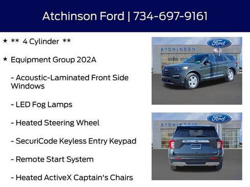 Certified 2023 Ford Explorer XLT w/ Equipment Group 202A image 12