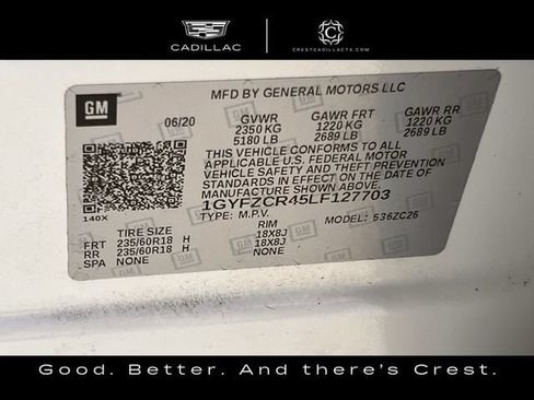 Used 2020 Cadillac XT4 Premium Luxury w/ Driver Awareness Package FWD image 33