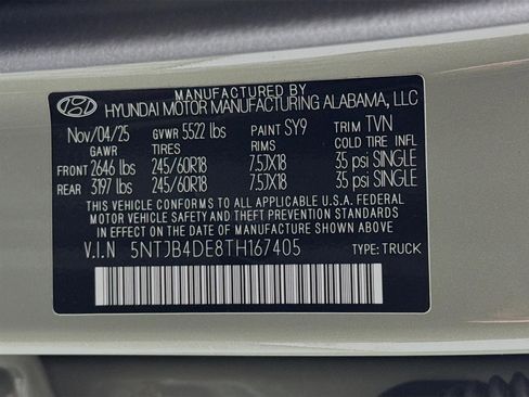 New 2026 Hyundai Santa Cruz SEL FWD image 30