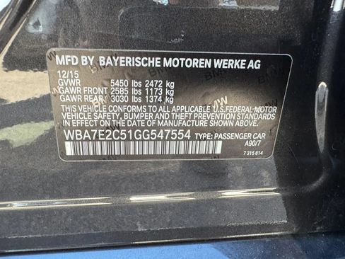 Used 2016 BMW 740i RWD image 38