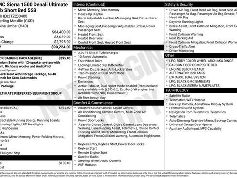 Used 2026 GMC Sierra 1500 Denali Ultimate w/ LPO, Black Badging Package AWD/4WD image 7