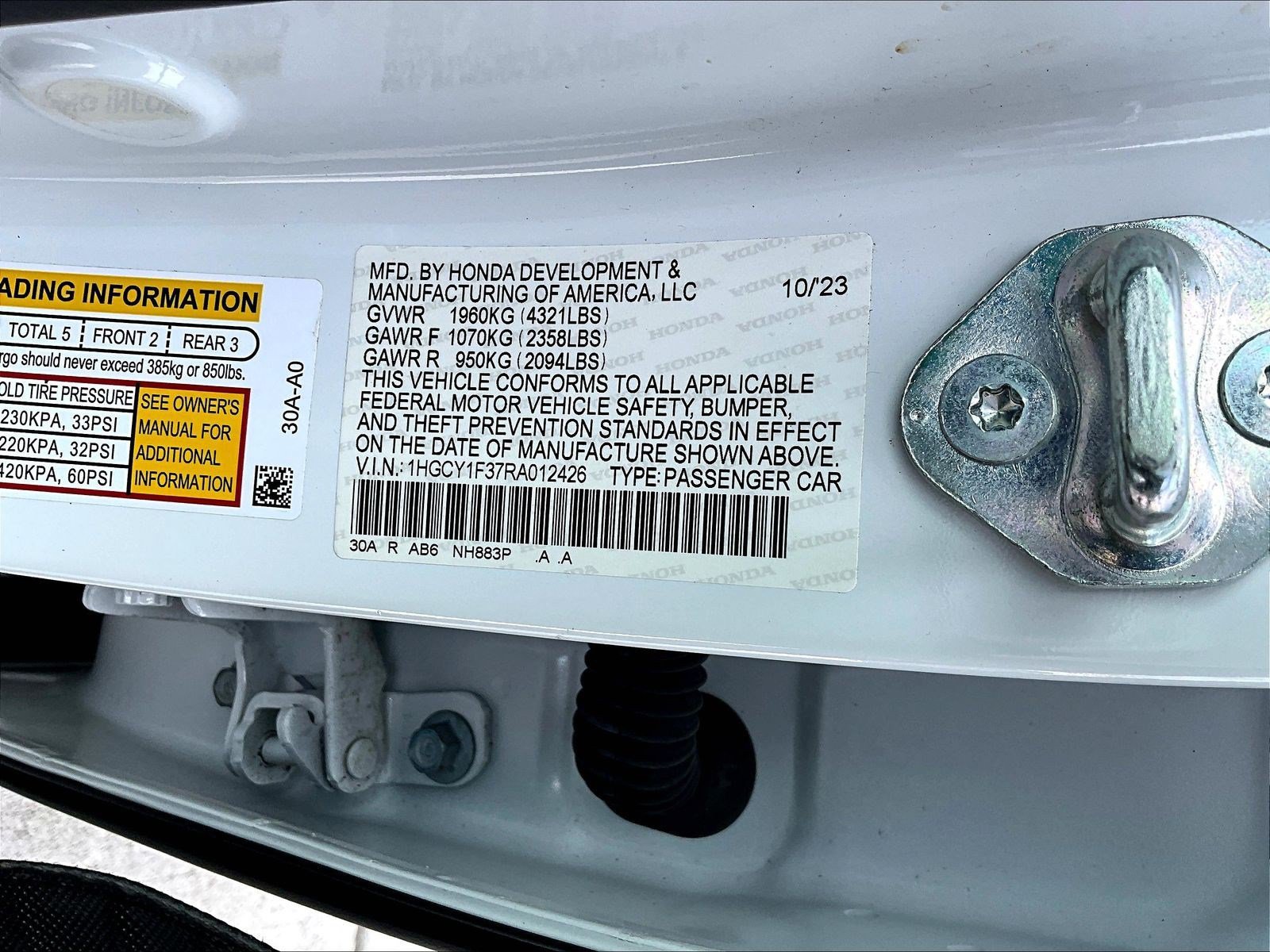 Used 2024 Honda Accord EX image 19