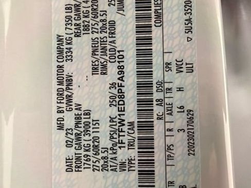Used 2023 Ford F150 XLT w/ Equipment Group 302A High AWD/4WD image 58