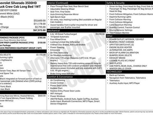 New 2026 Chevrolet Silverado 3500 W/T w/ WT Convenience Package AWD/4WD image 4