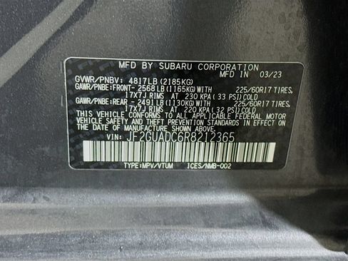 Used 2024 Subaru Crosstrek 2.0i Premium AWD/4WD image 33