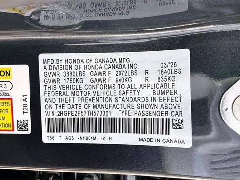 New 2026 Honda Accord Touring image 21