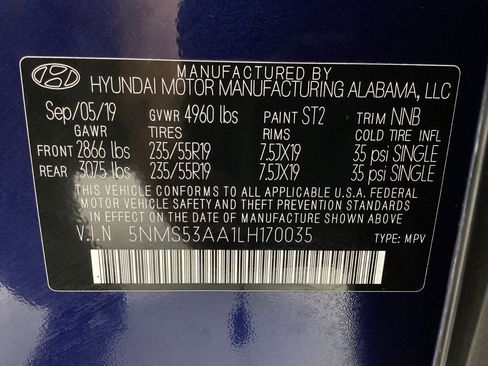 Used 2020 Hyundai Santa Fe Limited image 51
