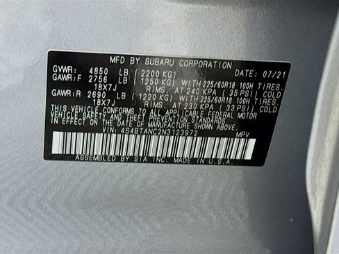 Used 2022 Subaru Outback Limited AWD/4WD image 34