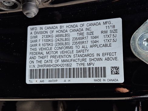 Used 2019 Honda CR-V LX image 25