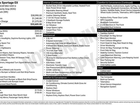 Certified 2024 Kia Sportage EX AWD/4WD image 10
