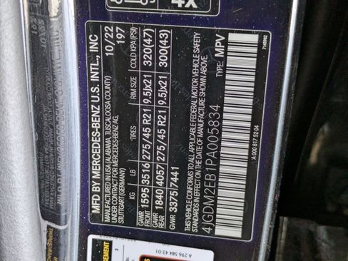 Certified 2023 Mercedes-Benz EQS 450+ 4MATIC SUV image 25