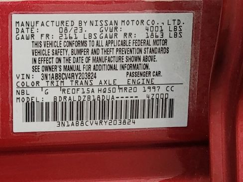 Used 2024 Nissan Sentra SV FWD image 33