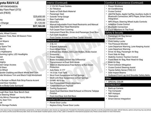 Used 2019 Toyota RAV4 LE image 8