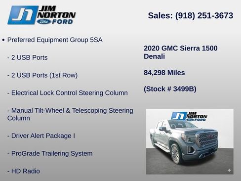 Used 2020 GMC Sierra 1500 Denali w/ Denali Premium Package AWD/4WD image 17