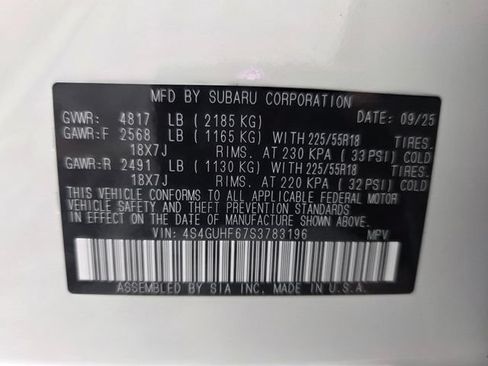 Certified 2025 Subaru Crosstrek 2.5i Sport AWD/4WD image 39