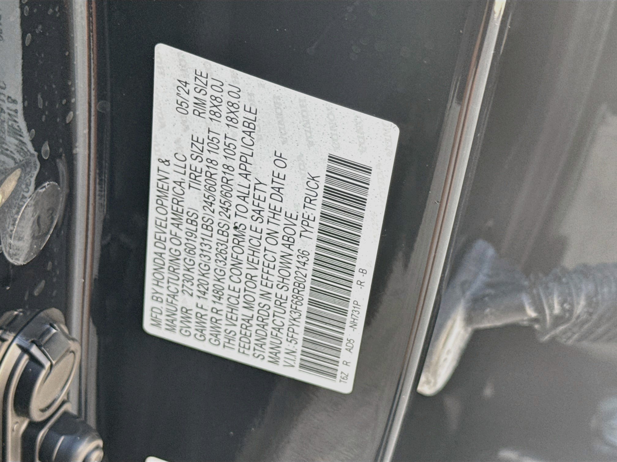 Used 2024 Honda Ridgeline TrailSport image 35