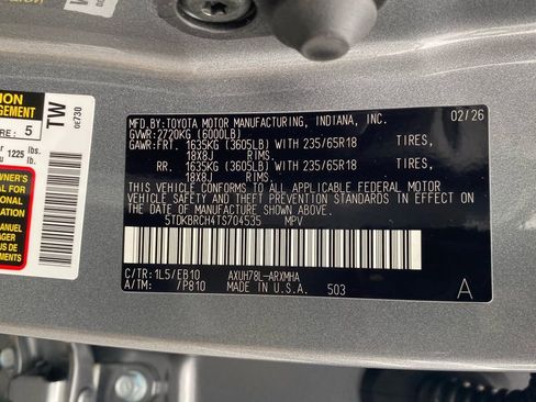 New 2026 Toyota Highlander XLE image 21