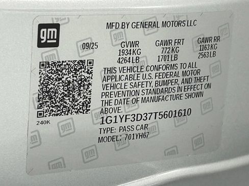 Used 2026 Chevrolet Corvette Z06 RWD image 46