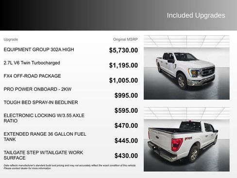 Used 2021 Ford F150 XLT w/ Equipment Group 302A High AWD/4WD image 4