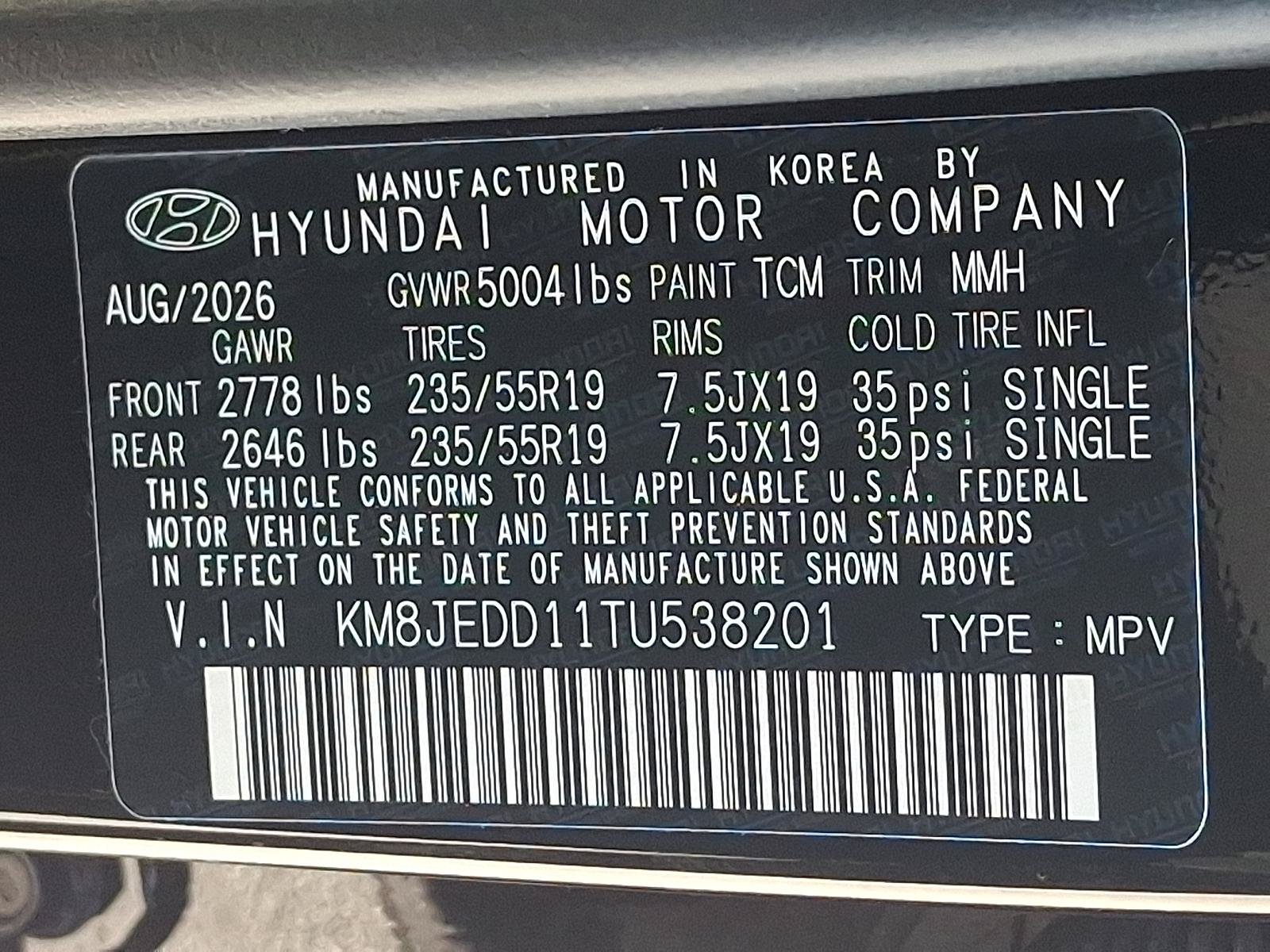 New 2026 Hyundai Tucson Limited AWD/4WD image 18