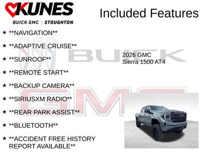 New 2026 GMC Sierra 1500 AT4 w/ Technology Package