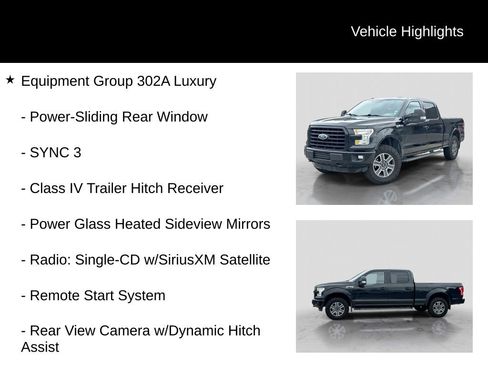 Used 2016 Ford F150 XLT w/ Equipment Group 302A Luxury AWD/4WD image 5