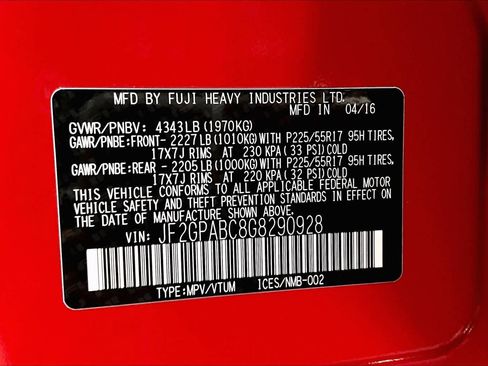 Used 2016 Subaru Crosstrek 2.0i Premium w/ Special Edition image 33