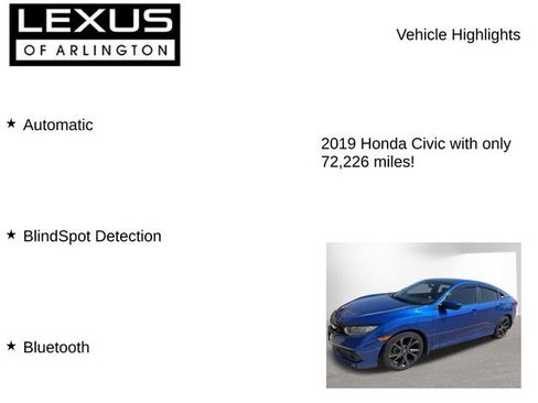 Used 2019 Honda Civic Sport image 7