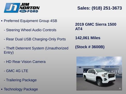 Used 2019 GMC Sierra 1500 AT4 w/ AT4 Premium Package image 40