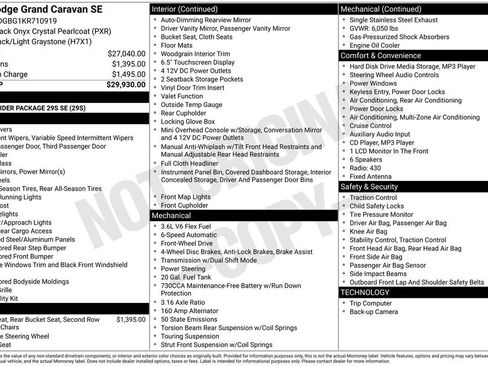 Used 2019 Dodge Grand Caravan SE image 56