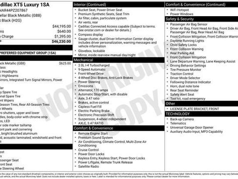 Certified 2023 Cadillac XT5 Luxury FWD image 34