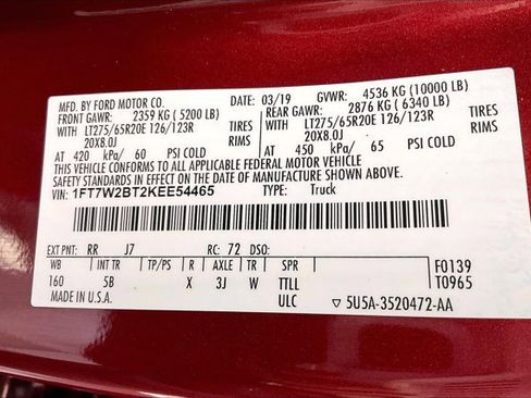 Used 2019 Ford F250 Lariat w/ Lariat Ultimate Package image 34