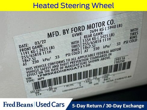 Used 2022 Ford Explorer XLT w/ Equipment Group 202A image 37