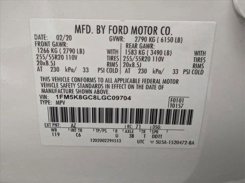 Used 2020 Ford Explorer ST w/ Premium Technology Package image 28