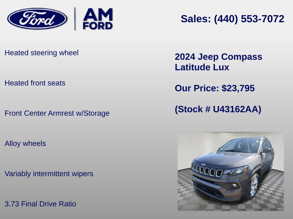 Used 2024 Jeep Compass Latitude AWD/4WD image 24