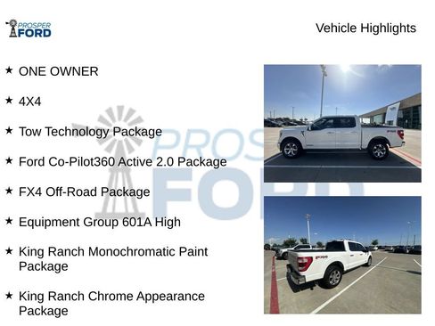 Used 2021 Ford F150 King Ranch w/ Equipment Group 601A High AWD/4WD image 5